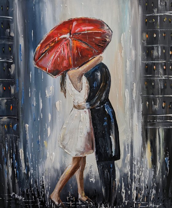 Rainy romance