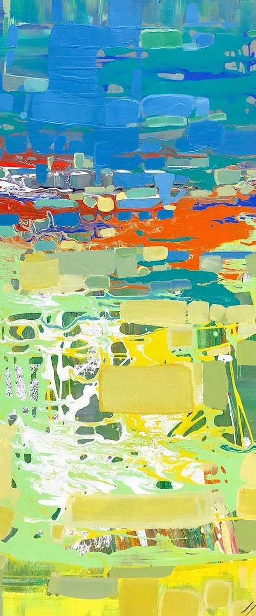 Abstract oil painting, One of a kind, Handmade artwork, Ready to Hang by Vahe Yeremyan
