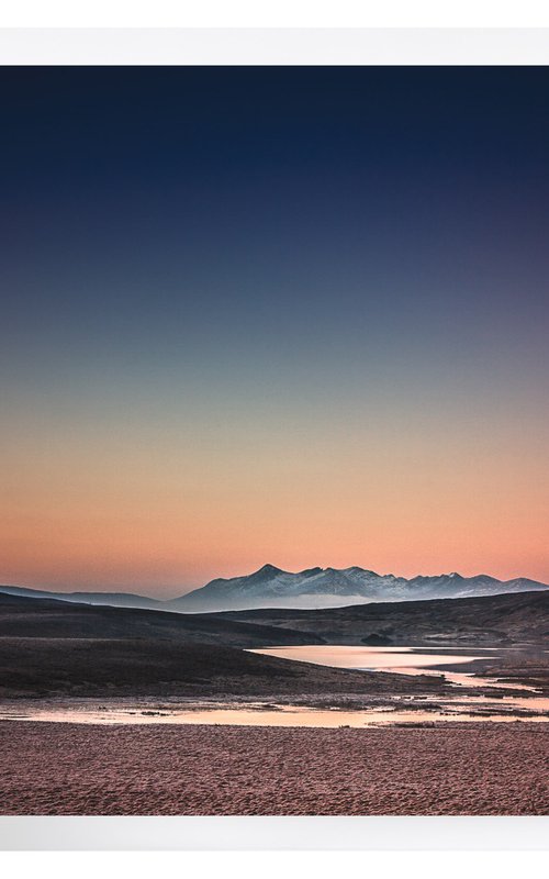 Winter Dawn Over the Cuillins by Lynne Douglas