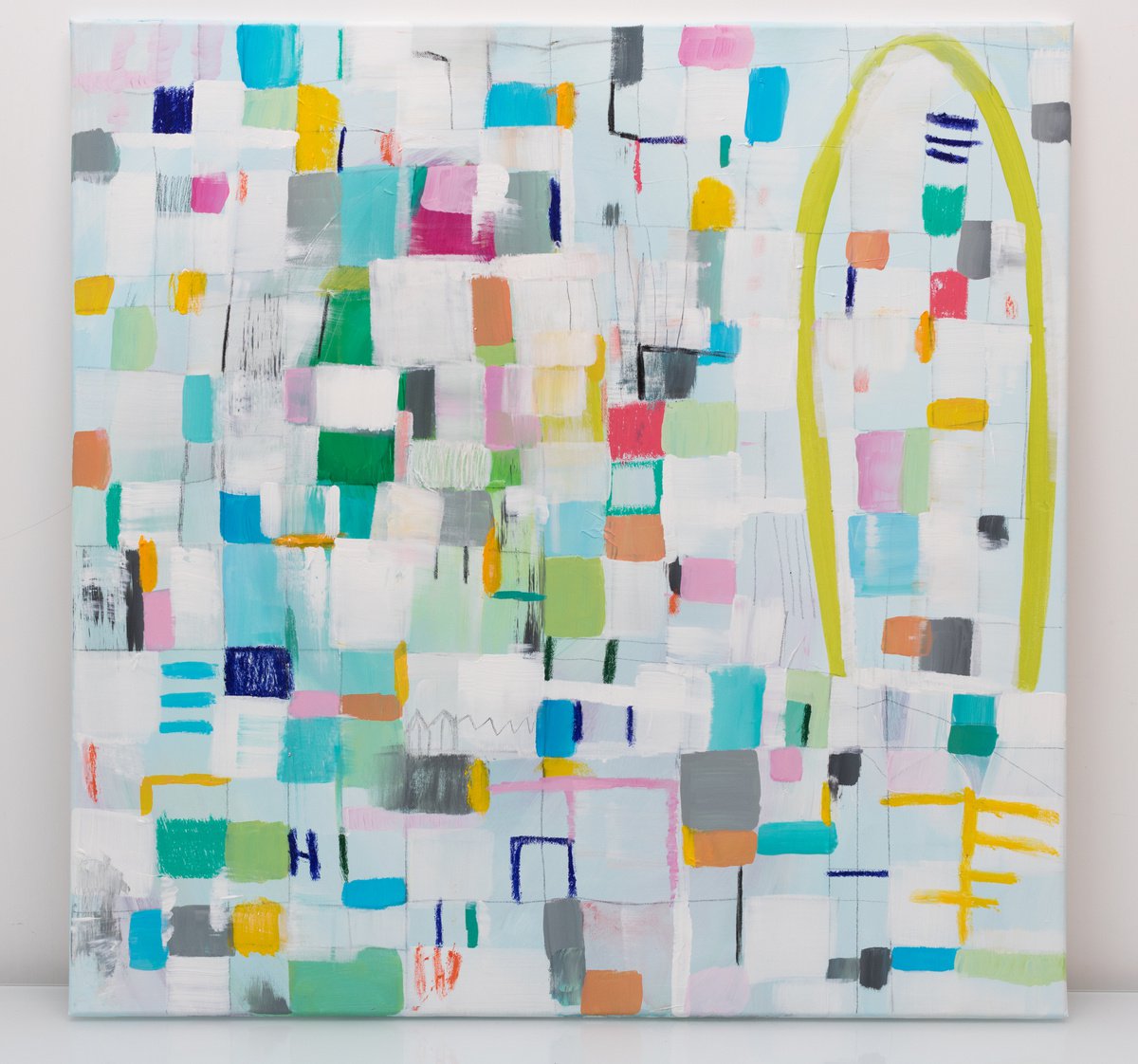 Geometric Painting , Dama 07 By Duealberi, 31 X 31, Artwork For Sale On Artfinder