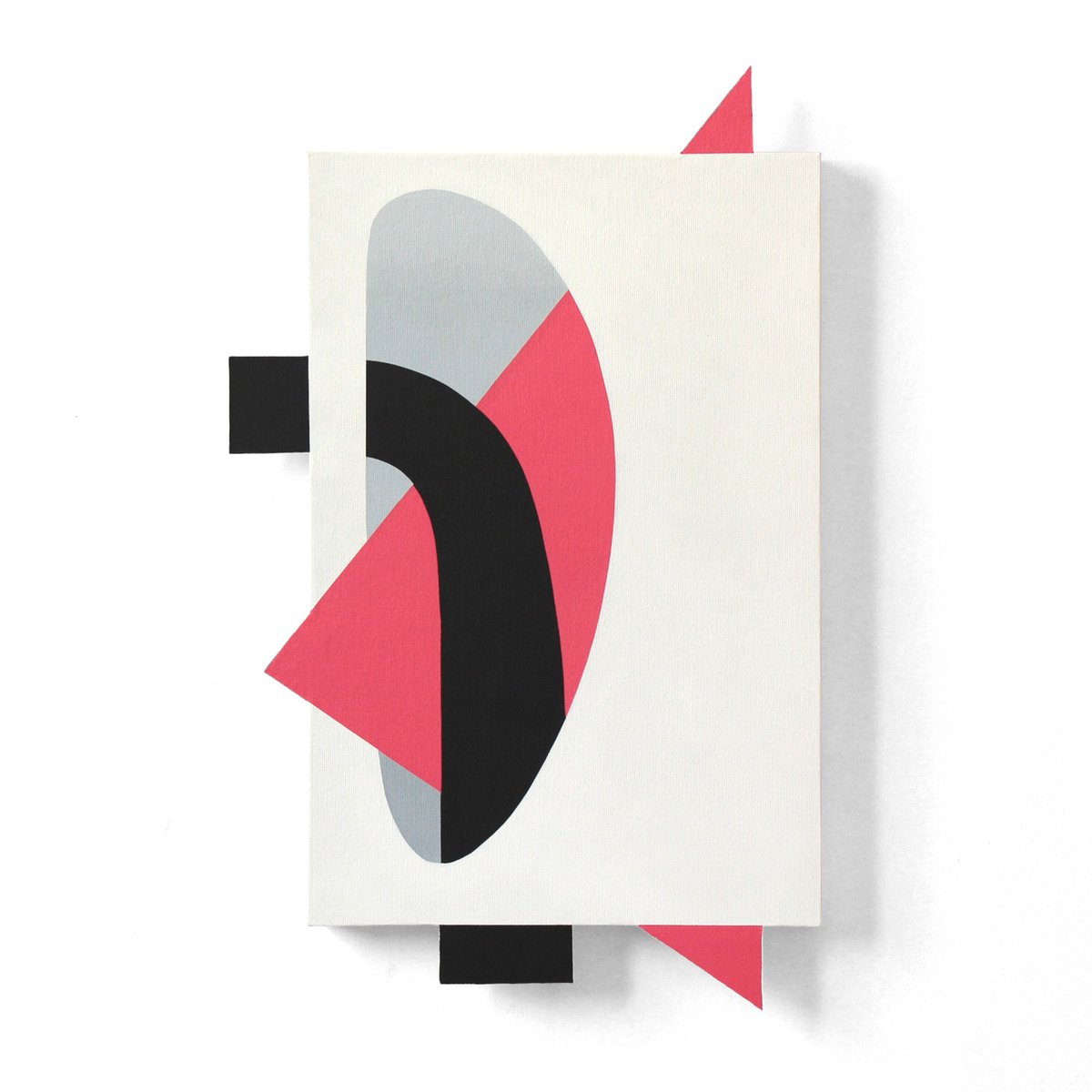 Abstract Acrylic Painting By Martin Singer, 13 X 20", 1T1T1B-22, Original Artwork