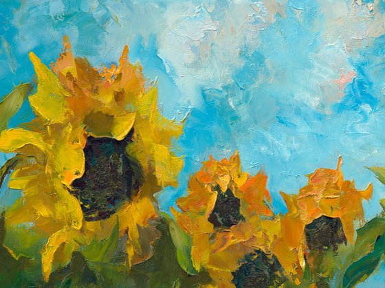 Ukrainian Floral Art — Sunflower Fields