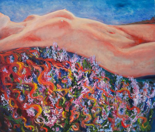 Heather On The Hill by Liudmila Pisliakova