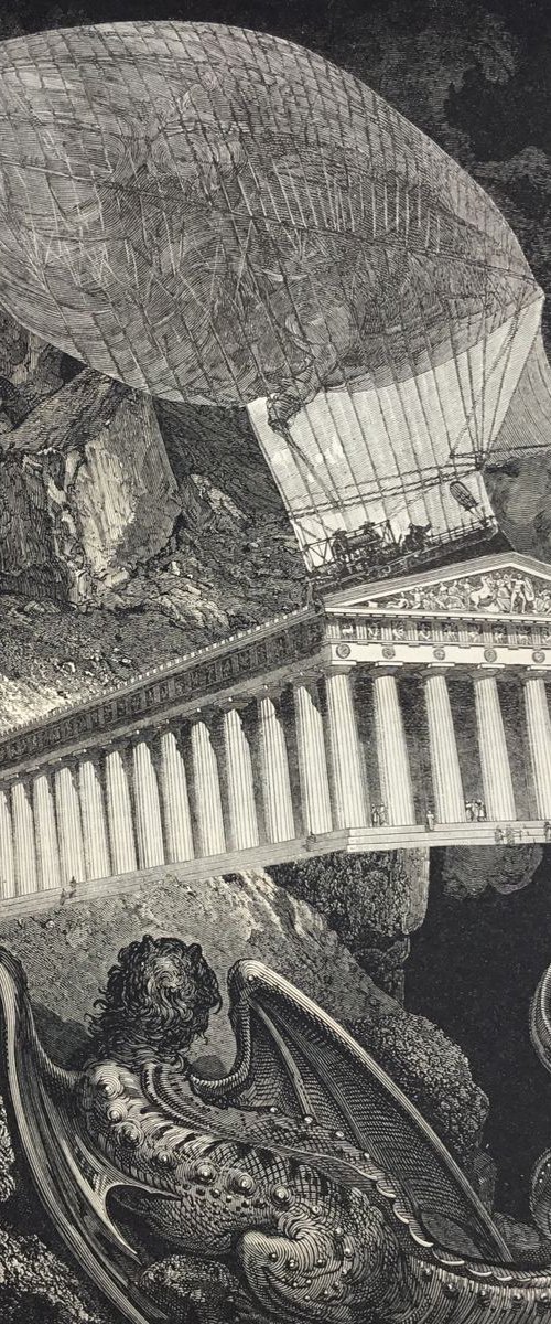 Parthenon Flight by Tudor Evans