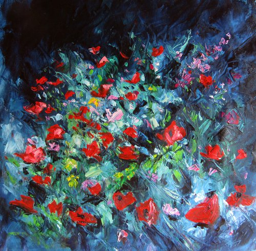 Poppies in the garden by Kovács Anna Brigitta