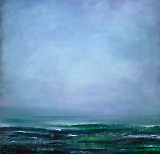 Waves painting Ocean Seascape large