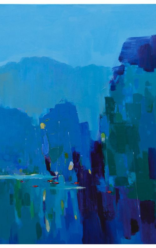 Blue mountains by The Khanh Bui