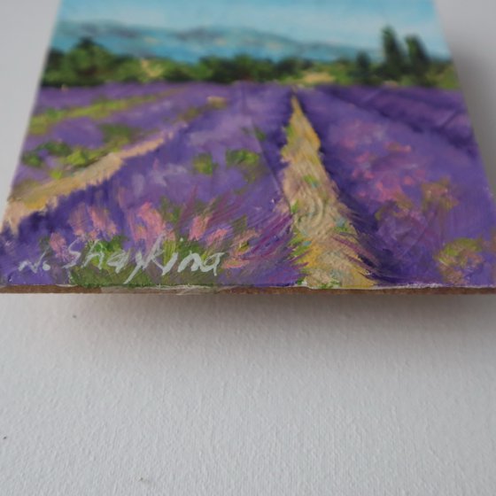 Lavender Field Painting