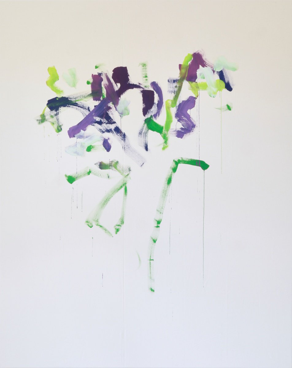 I Keep Thinking This Is Over, This Is Not Over / Lime Green Purple by Simon Findlay