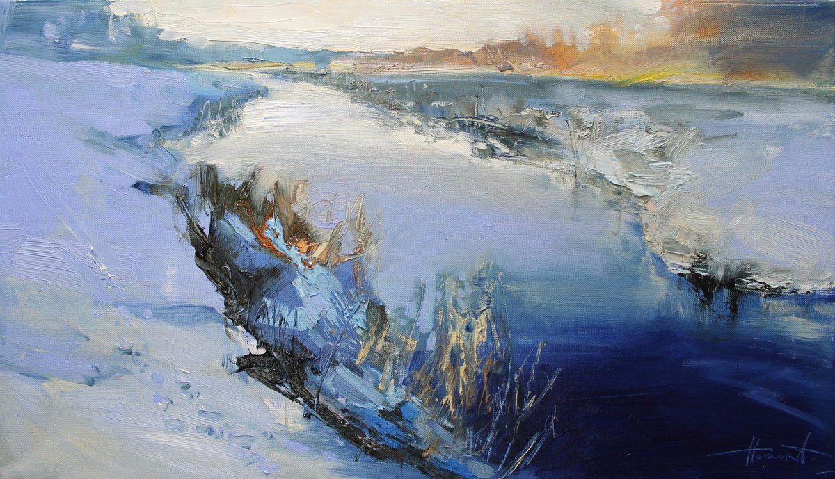 Early winter by Henadzy Havartsou