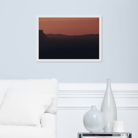 Sunrise over Ramon crater #8 | Limited Edition Fine Art Print 1 of 10 | 60 x 40 cm