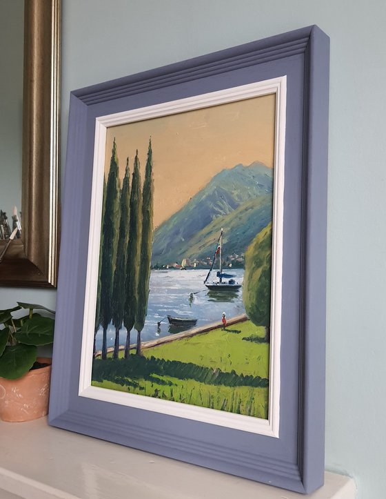 Vie of Lake Garda, Italy