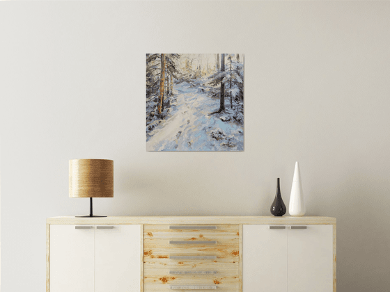 March snow (24x24x2")