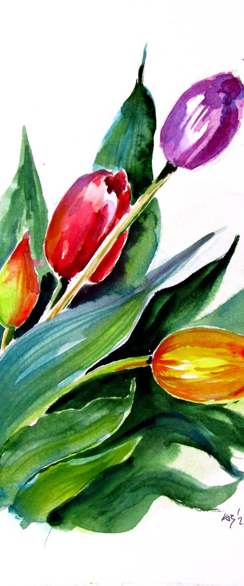 Tulips by Kovács Anna Brigitta