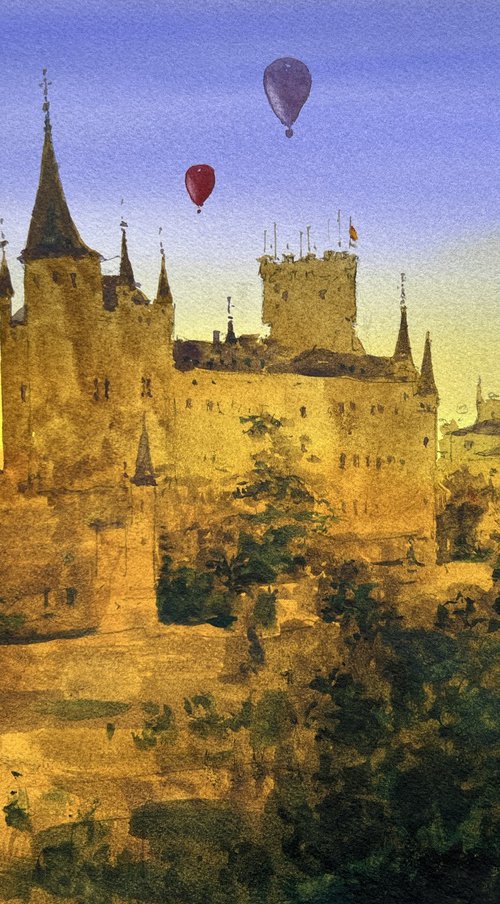 Balloons over Segovia by Andrii Kovalyk