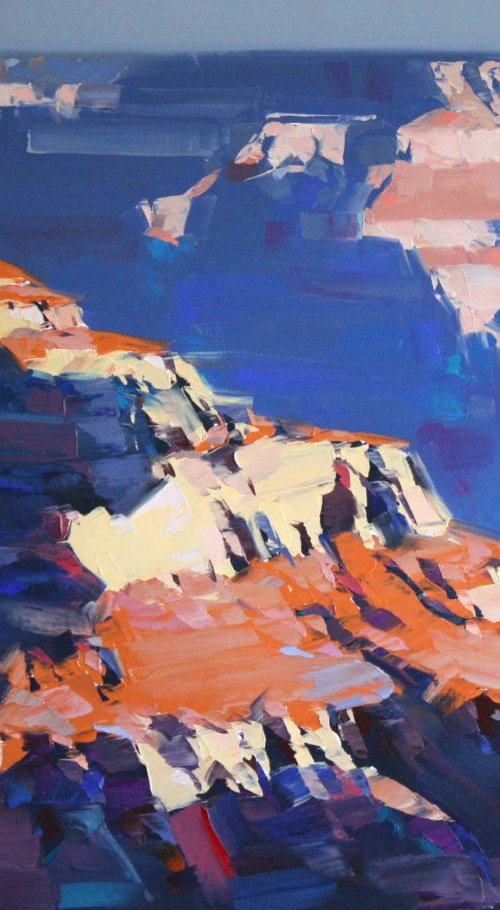 Grand Canyon Arizona Original large painting on canvas Painting in handmade by Vahe Yeremyan