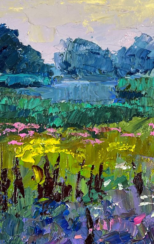 Flower Meadow by Boris Serdyuk