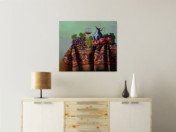 Still Life with Armenian Carpet