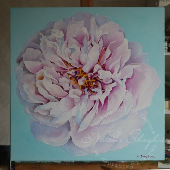 Peonies, Large painting Peony