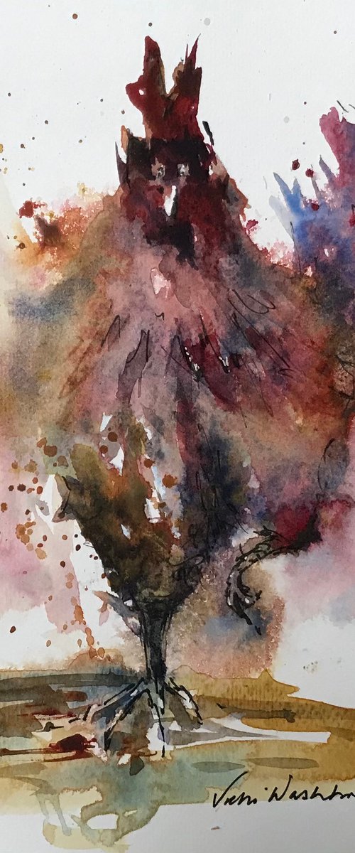Funky Chicken by Vicki Washbourne