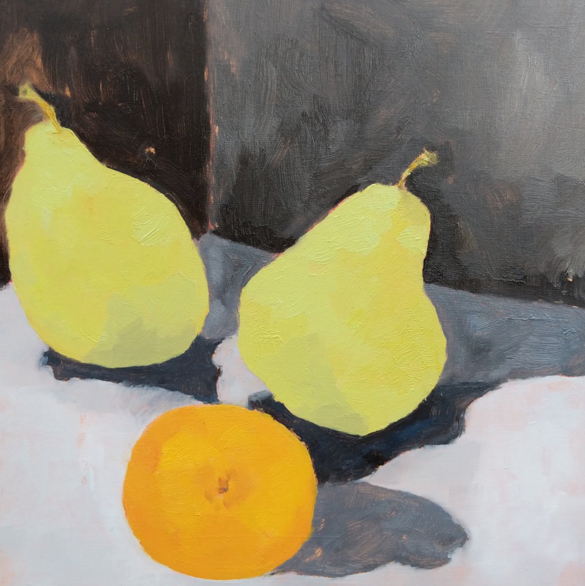 Two pears by Amanda Cutlack