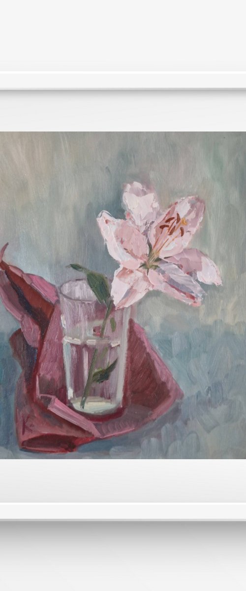 Still-life with flower "Lily" by Olena Kolotova