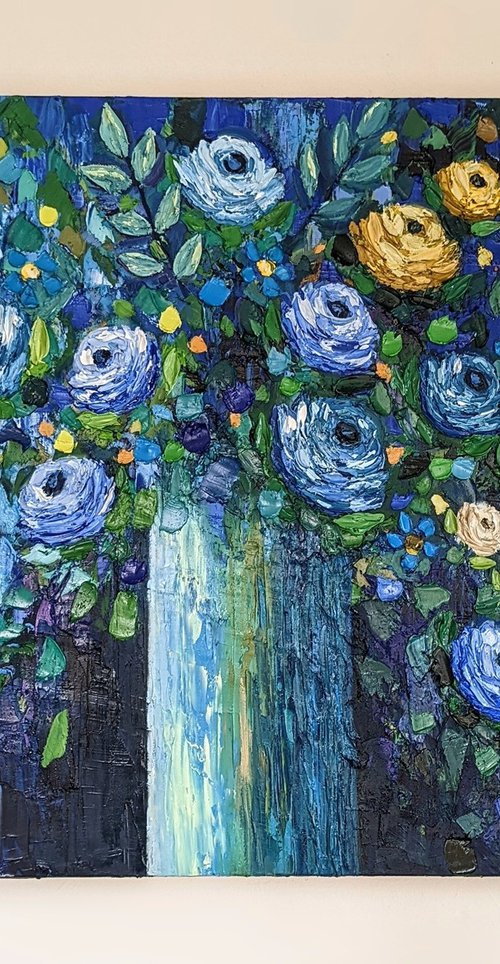 Sapphire rose by Paige Castile