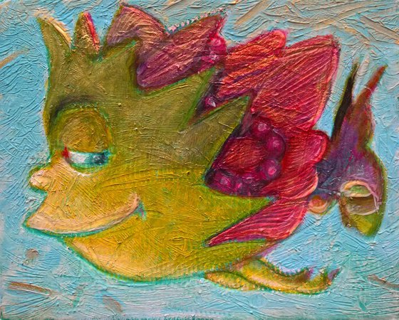 - LISA S FISH - ( 16 x 21 x 6 cm )