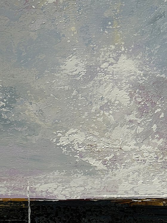 Soft Light Across Still Water-Clouds wall art
