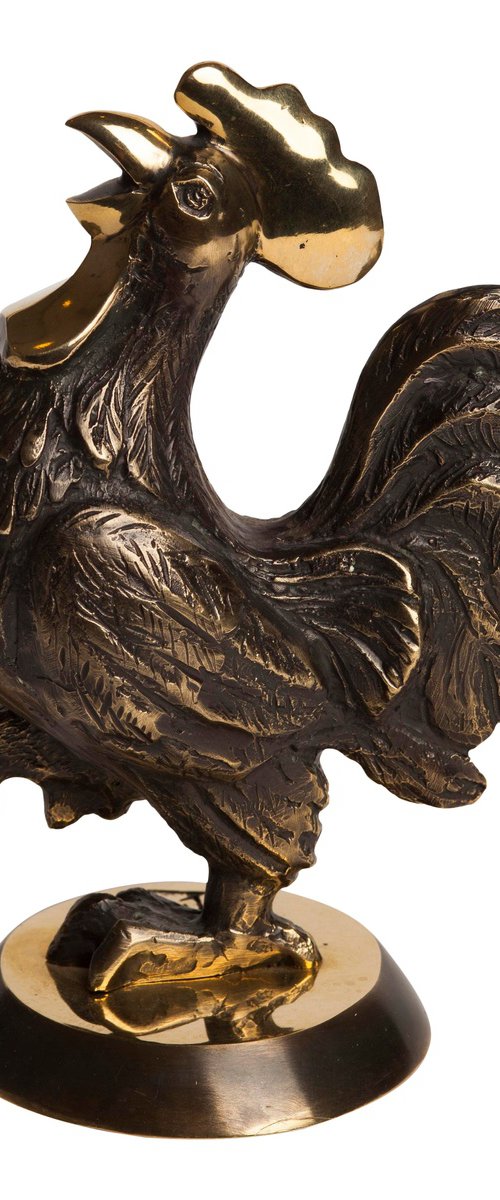 "Rooster" art deco sculpture by Veaceslav Jiglitski