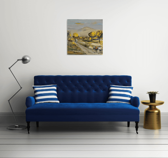 Autumn Road in the Foothills