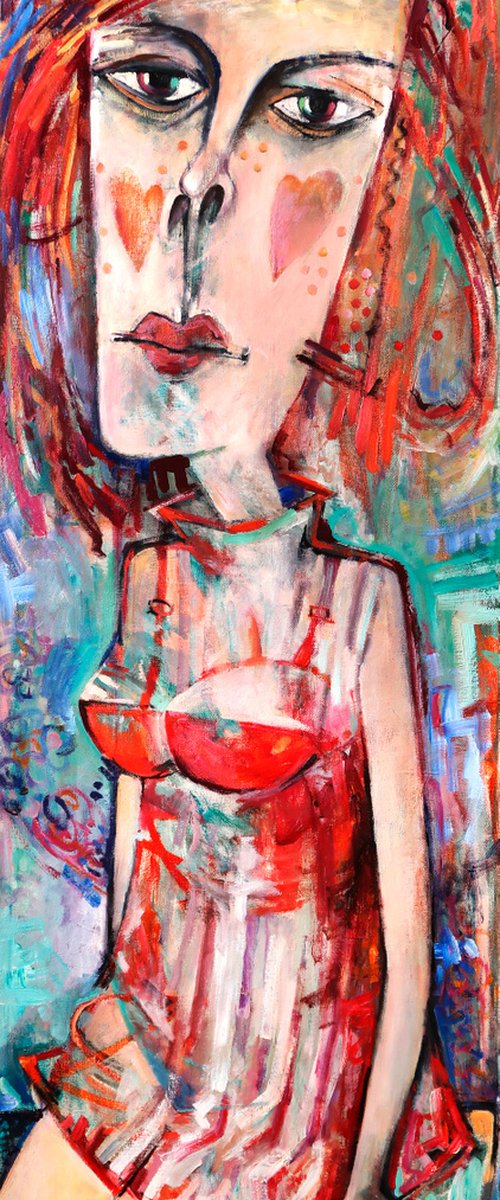 Lady of Hearts from Entrance 5. by Nikifor Swiristuhin