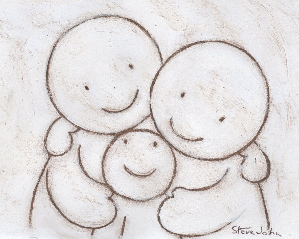 Hugs artwork 31 Family Love by Steve John