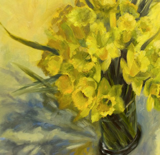 Daffodils in a Vase