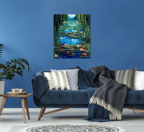 Monet Garden Water Lilies