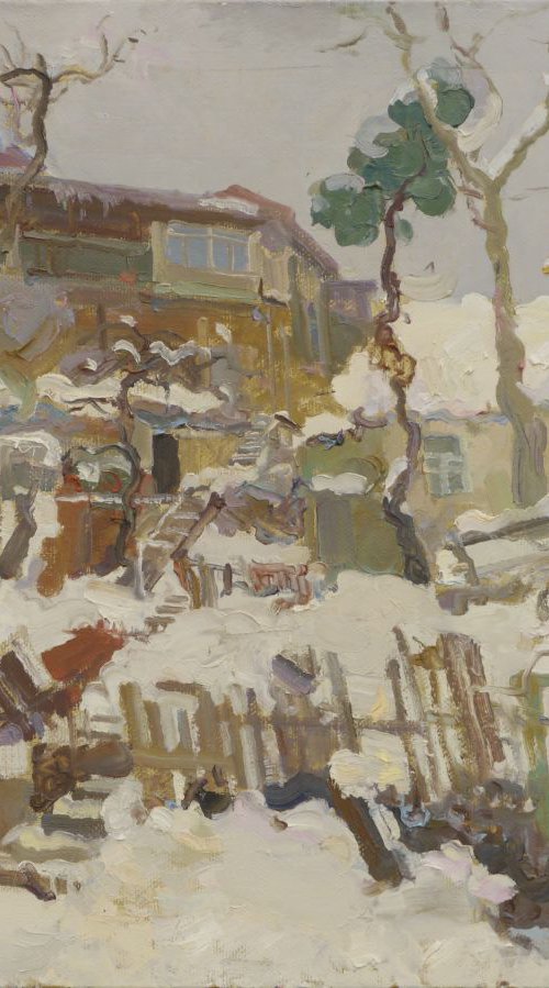 On the Batyj's mountain by Victor Onyshchenko