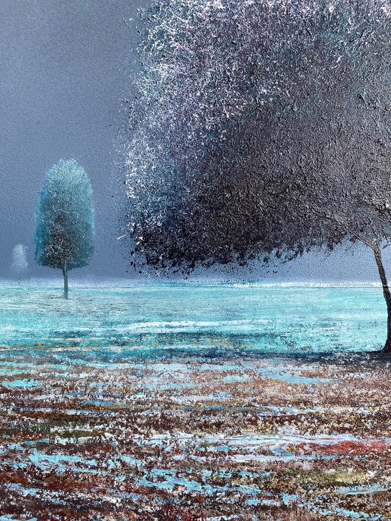 2 Trees Quiet Snow