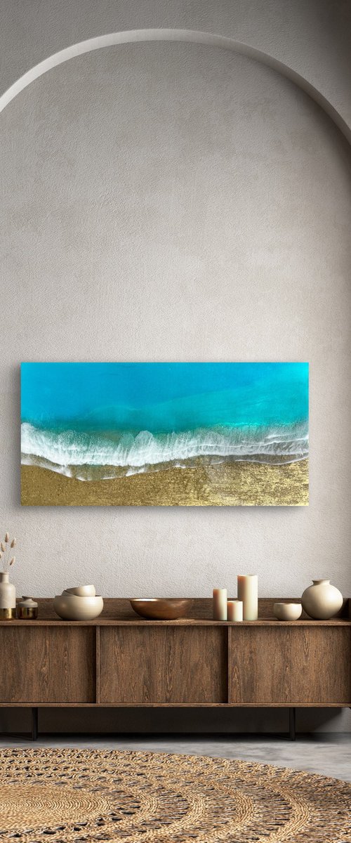 Shallow Turquoise Waters by Ana Hefco