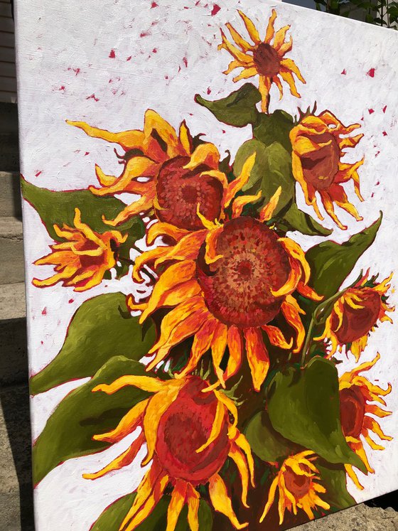 Golden Sunflowers