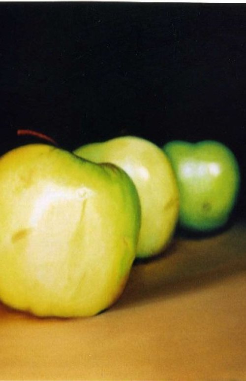 Three Green Apples by Trinidad Ball