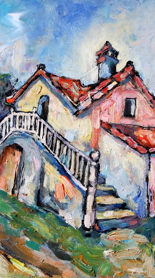 Old House in L’Estérel by Nikifor Swiristuhin