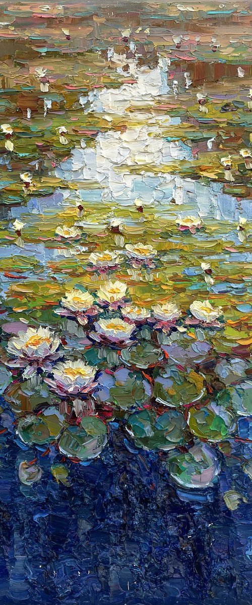 "Water lilies" by Evgeny Chernyakovsky