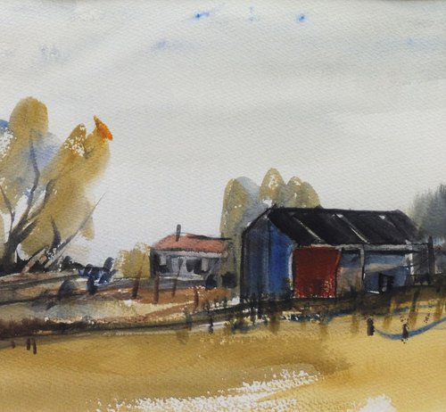 LANDSCAPE ANGLESEY, Barns Dwelling, near Bwthyn Pereos, Cemlyn Bay. by Tim Taylor