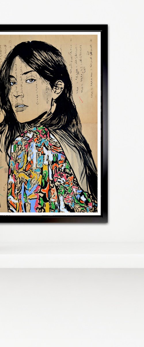 Clear-eyed woman by jan noah