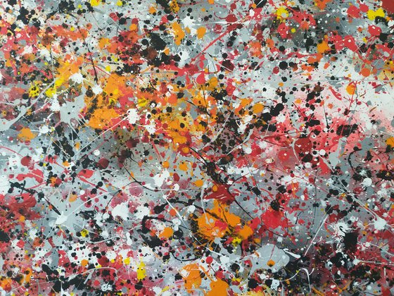 Abstract acrylic by M.Y.
