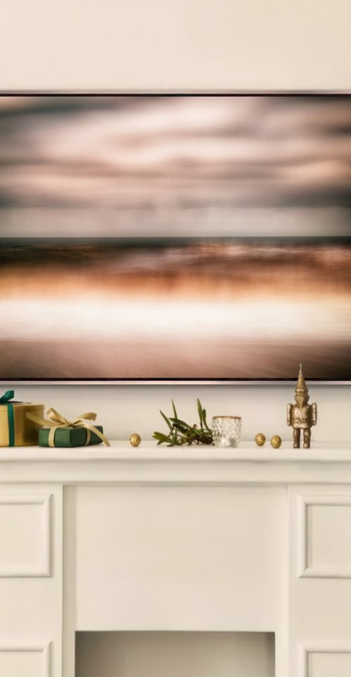 Autumn Sunset on the North Sea by Karim Carella