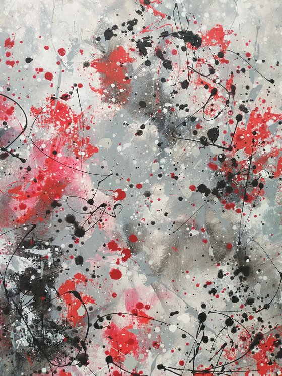 Abstract on canvas by M.Y.