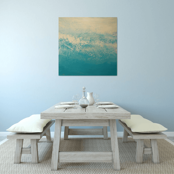 Sea Foam Teal - Seascape