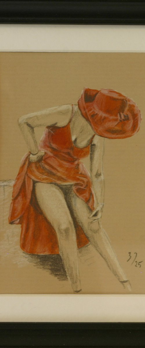 Red Hat Study I by Bart Demeestere