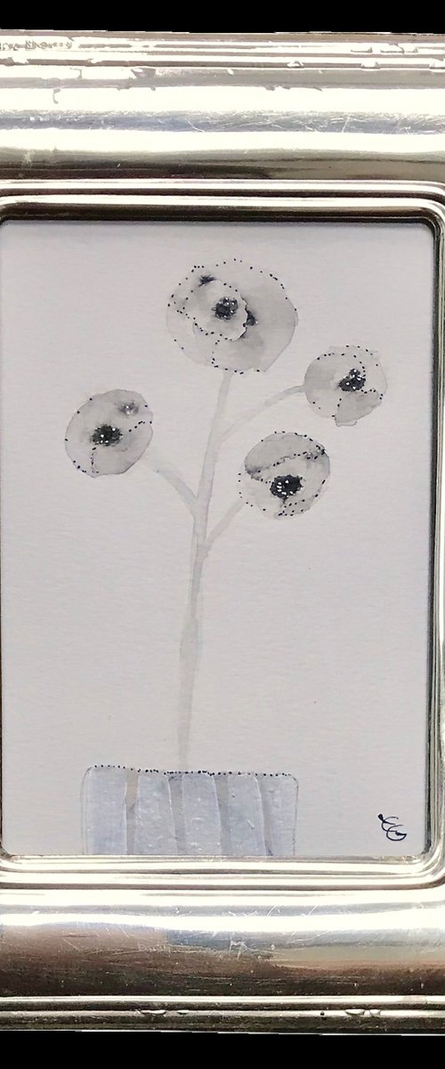 Moon poppies by Eleanor Gabriel